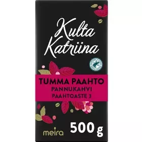 Kulta Katriina Tumma paahto pannukahvi RAC 500g