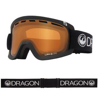 DRAGON D2 Occhiali Da Sci Unisex - Black/LL Amber