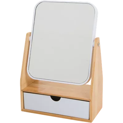 Bambusové zrcátko s organizérem