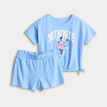 Baby & Toddler Girl Jumping Beans® Disney Short Sleeve Tee & Shorts Set