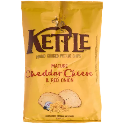 Chipsy Kettle Cheddar & Red Onion