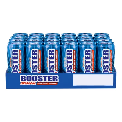 Booster Energy Drink Original 0,33 Liter Dose, 24er Pack