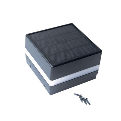 1 x Pfostenabdeckung mit Solar LED Beleuchtung, Rano