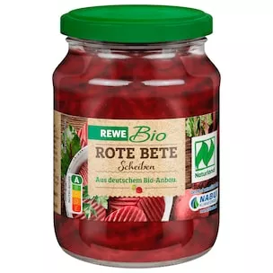REWE Bio Rote Bete-Scheiben 220g