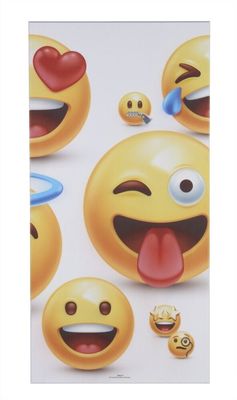 Art Acoustic, Akustikbillede, Emoji III, hvid, 9x600x1200 mm
