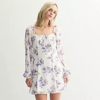 Juniors' Live To Be Spoiled Emma Bodice Dress