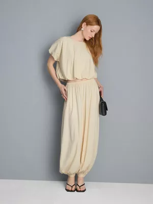 Pantalones de paracaidista de talle alto