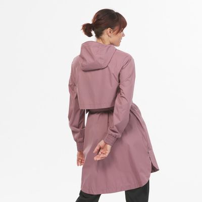 Regenjacke Damen wasserdicht lang Wandern - Raincut