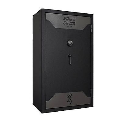 New! Field & Stream 40 Gun 33 cu. ft. Electronic Lock Gun Safe, 60 min. Fire Rating, 65 x 36 x 24in., Black Diamond