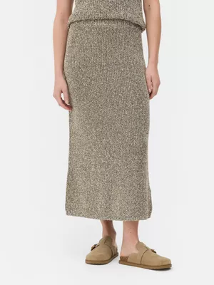 Falda de punto midi de The Edit