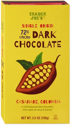Single Origin 72% Cacao Dark Chocolate