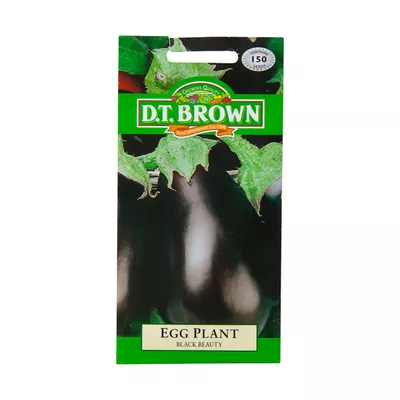 Dt Brown Egg Plant Seeds 150pc