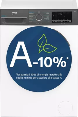 BEKO - Lavatrice BMWEU8147DA 8Kg Classe A 1400giri-Antracite, Bianco