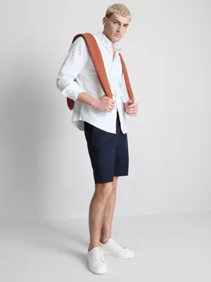 Pantalones cortos chinos elásticos