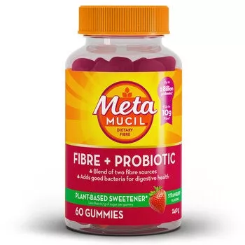 Metamucil Fibre and Probiotic Gummies 60 Count
