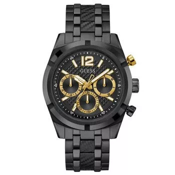 GUESS Resistance Black Link Men's Watch GW0714G4