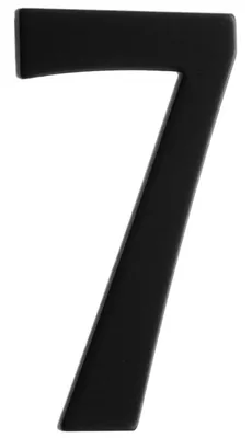 Beslagsboden, Postkassenummer 7, sort, 50 mm