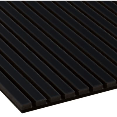 Fjordwall, Akustikpanel, Nero, sort, 20x600x3000 mm