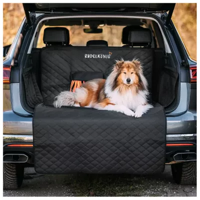 Rudelkönig Kofferraumschutz basic Autoschondecke Hundedecke mit Ladekantenschutz wasserfest robust Auto