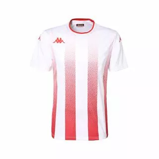 KAPPA t-shirt da uomo in poliestere grigio da fitness