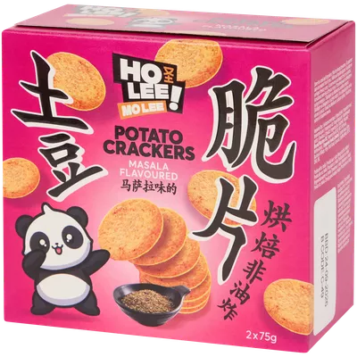 Bramborové krekry Masala