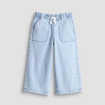 Girls 4-12 Jumping Beans® High Rise Paperbag Waist Wide Leg Pants