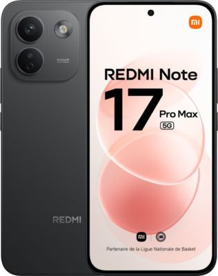 Xiaomi - Smartphone  Redmi Note 17 Pro Max 5g 256go Noir