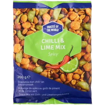 Směs chilli a limetka Snacks of the World Spicy