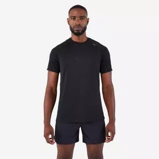 KIPRUN Maglia running uomo RUN 500 COMFORT nera