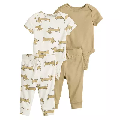 Baby & Toddler Jumping Beans® 4 pc Bodysuit & Pants Set