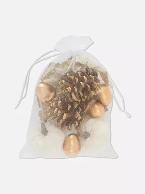Bolsa de decoración otoñal