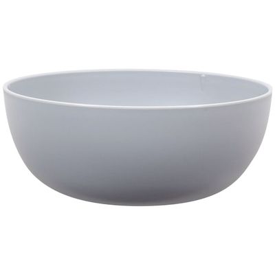 Mainstays Gray Round Plastic Cereal Bowl, 38 oz
