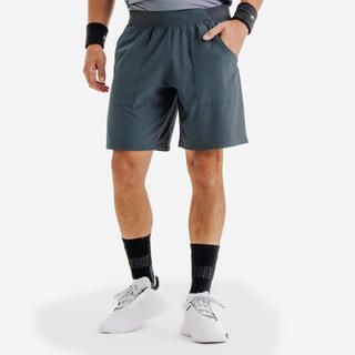KUIKMA Pantaloncini tennis uomo DRY grigi