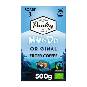 Paulig Mundo Original luomu kahvi suodatinjauhatus 500g