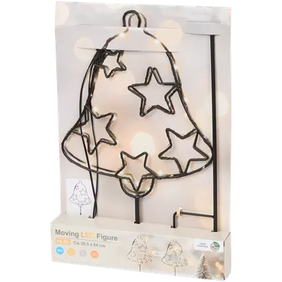 Zahradní zapichovací svítidlo s pohyblivým LED efektem