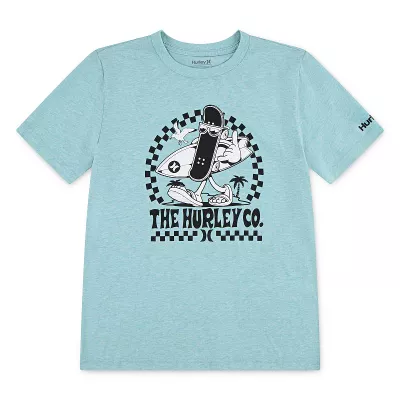 Boys 4-7 Hurley Surfer Skateboard Short Sleeve T-shirt