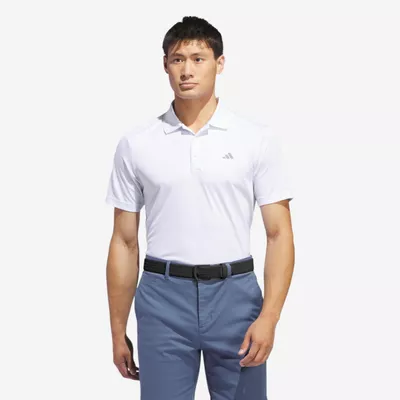 Herren Golf Poloshirt kurzarm - ADIDAS weiss