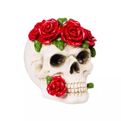 Halloween Skull Roses