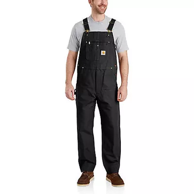 Carhartt Men's Unlined Duck Bib Overalls