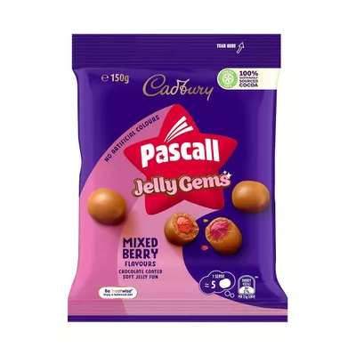 Cadbury Pascall Jelly Gems Berry 150g