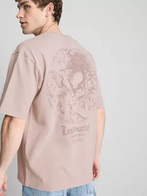 Camiseta con mensaje «Los Angeles»