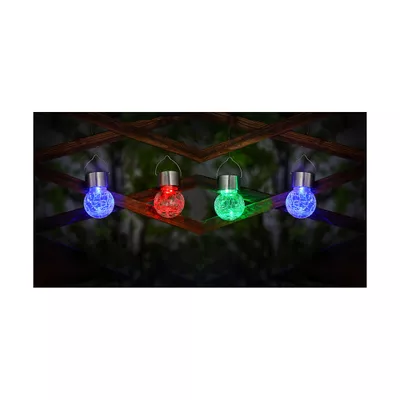 Solar Stainless Steel Hang Glass Ball