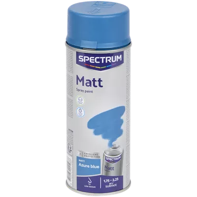 Matná barva ve spreji Spectrum Azurově modrá