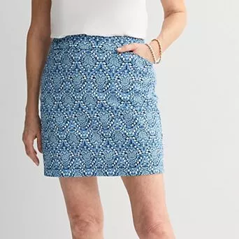 Women's Croft & Barrow® Effortless Pull-On Skort