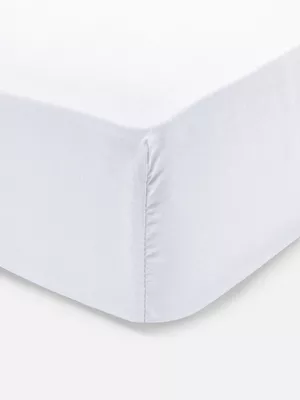 Sábana bajera de algodón para cama king