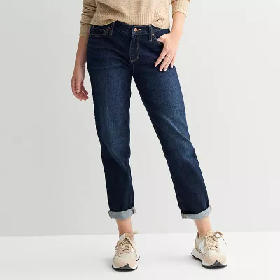 Women's Sonoma Goods For Life® Mid-Rise Relaxed Boyfriend Jeans
