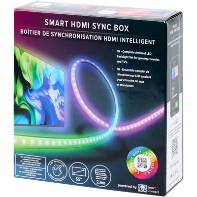 Chytrý HDMI synchronizační box s LED páskem