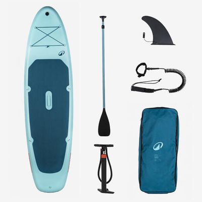 DECATHLON SUP Set Stand up Paddle aufblasbar 10'6 - 100 blau