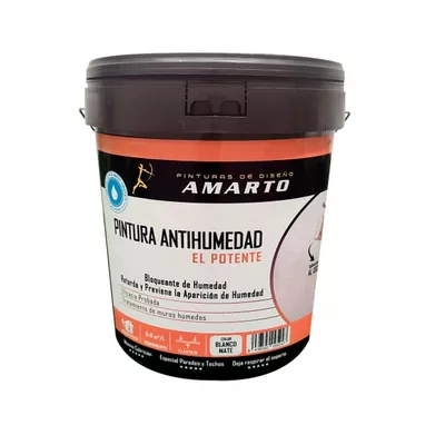 PINTURA INTERIOR/EXTERIOR ANTIHUMEDAD 15KG BLANCO