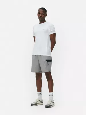 Camiseta de manga corta para el gimnasio